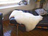 Rugs made from natural sheepskin (natural color and dyed) 
