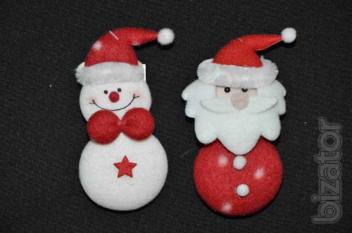 All for the New Year! Christmas decorations, artificial Christmas trees and pine 