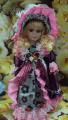 Doll porcelain decorative 