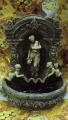 The decorative fountain table 