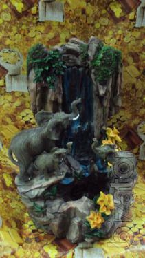 The decorative fountain table 