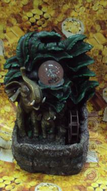 The decorative fountain table 