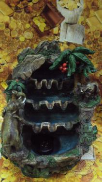 The decorative fountain table 