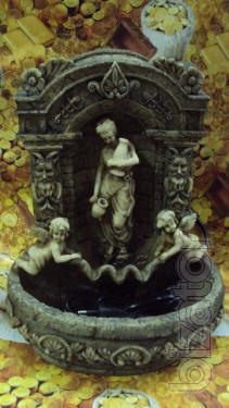 The decorative fountain table 