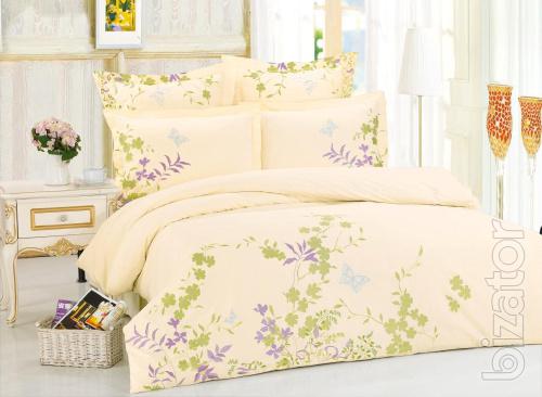 Bed linen Michelangelo, satin with embroidery 