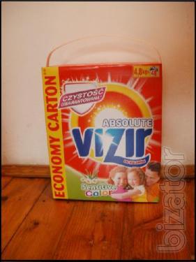 Polish powder Vizir: Color and White, 4,8 kg 