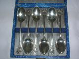 Set of silver teaspoons 1896 Set of silver teaspoons 1896