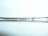 Set of silver teaspoons 1896 