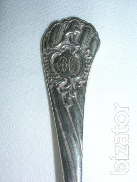 Set of silver teaspoons 1896 