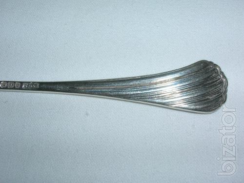 Set of silver teaspoons 1896 