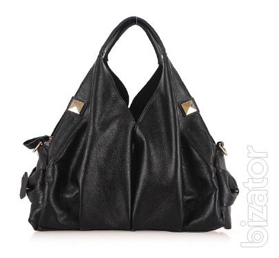 Leather tote bag three colors 