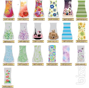 Vase PVC foldable flower (vases packages) 
