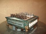 Produced chess, backgammon and checkers. 