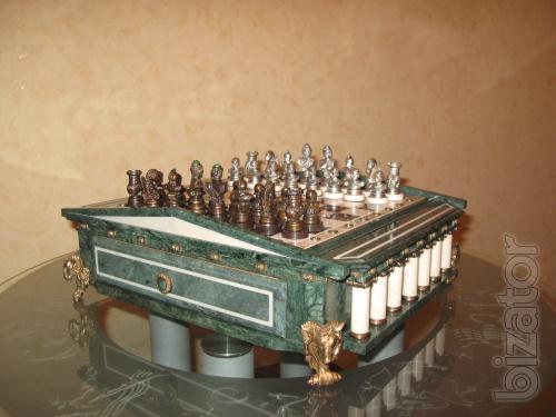 Produced chess, backgammon and checkers. 