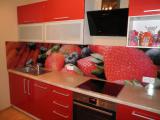 Glass kitchen apron 