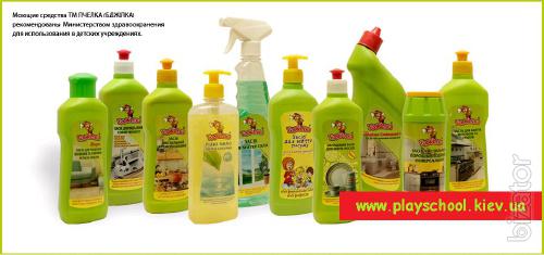Detergents and cleaners "Bee". 