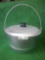Aluminum cauldron 6 liters.