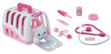 Veterinary set of Barbie with a kitten 