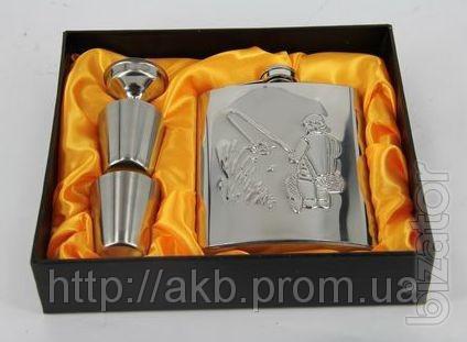 Gift set with flask, 2 types 