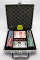 A set of poker on 100 chips with denominations A set of poker on 100 chips with denominations