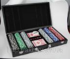 Poker set 300 chips in the case of leatherette