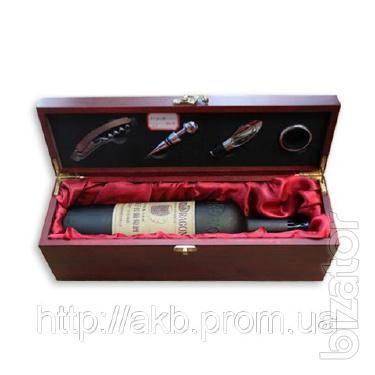 Wooden wine set 