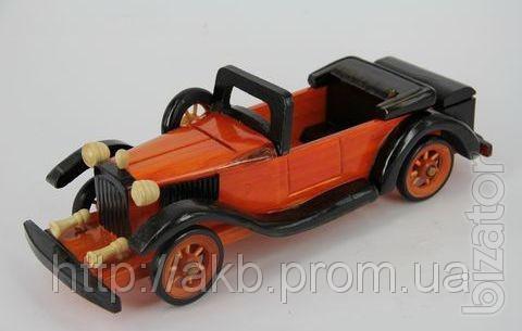 Wooden collectible model car 