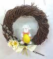 Easter wreath on the door 