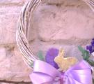 Easter wreath on the door 