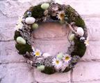 Easter wreath on the door 
