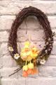 Easter wreath on the door 