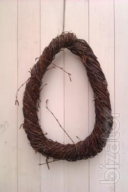 wreath, heart, blank