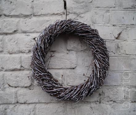wreath, heart, blank