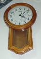 Wall clock made of wood with pendulum Kronos SC-510Q, 48cm 