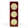 Wall clock-barometer wood JIBО PW929-0209-1, 32cm