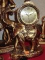 Desk clock "Elephant" Jibo 526 A, 32cm - a symbol of good luck and wealth