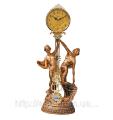 Mantel clock with pendulum "Girls Angels" Jibo 102A, 73cm
