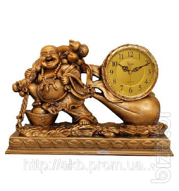 Mantel clock "Laughing Buddha" Jibo 5609A, 49cm 