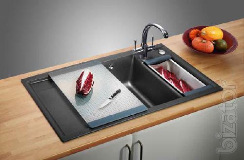 Countertops, sinks, faucets, dispensers, siphons 