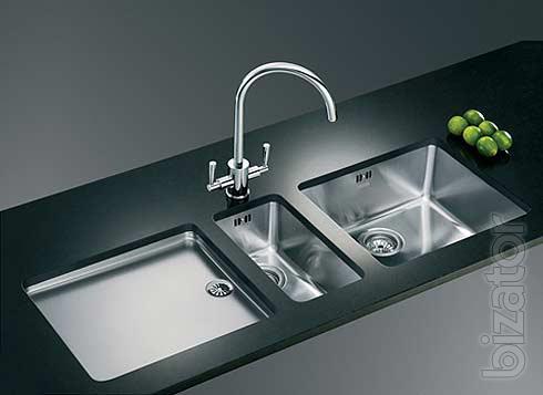 Countertops, sinks, faucets, dispensers, siphons 