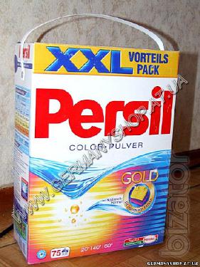 German excellent washing powder Persil, Ariel 