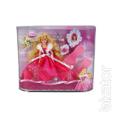 Doll Sleeping beauty with tiara and shoes 