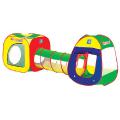 Children's play tent with tunnel
