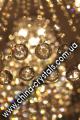 Crystal curtains, curtains of beads 