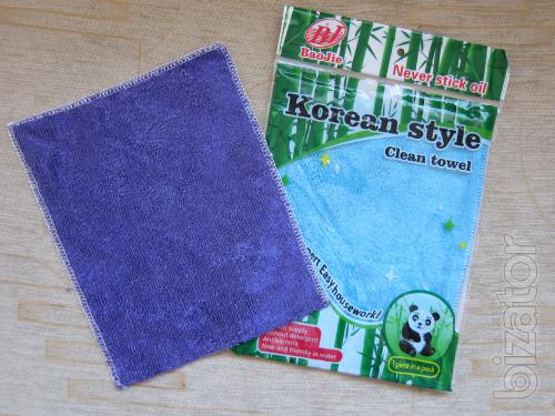 Bamboo cloth in the package. 18*25cm Only WHOLESALE 