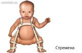 Stirrups Pavlik Velcro,all sizes,from the manufacturer 