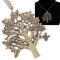 Fashionable necklace in the shape of a tree