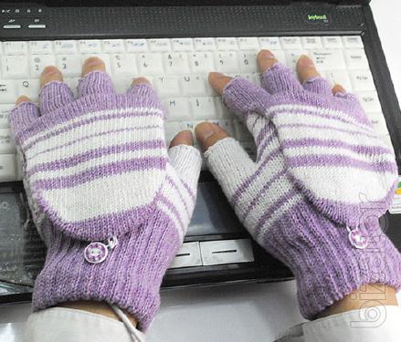 Heated glove USB male/female 
