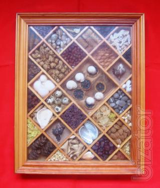 Sold decorative wall panels harvest-Boxing (harvest box), size 50 cm X 40 cm. 