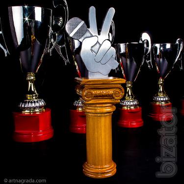 Gifts, awards, words of wood, trophies, sports medals, the Oscar statuette figurine nick, glass awards, acrylic awards, wooden products 